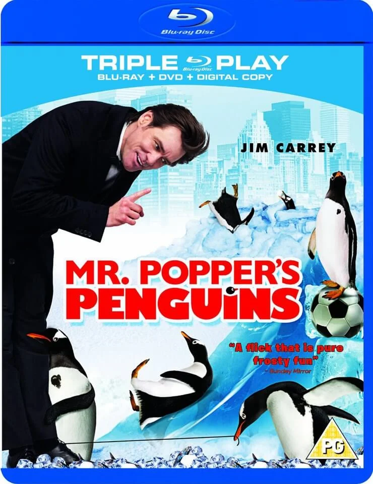 Mr. Poppers Penguins - Triple Play (Blu-Ray, DVD and Digital Copy) Image 1