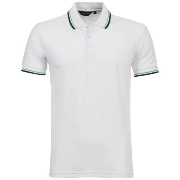 Simon Clarke Men's Pique Polo - M - White Image 1