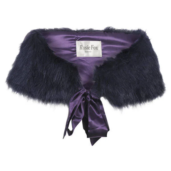 Rosie Fox Purple Faux Fur Image 1