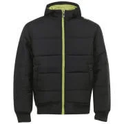 Sonneti Men's Toasty Windrunner Coat - Black/Green - S - Black/Green Image 1