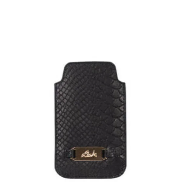 RI2K Cranley Leather Phone Holder - One Size - Black Image 1