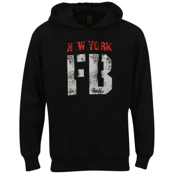 FUBU Men's New York FB Hoody - Black - S - Black Image 1