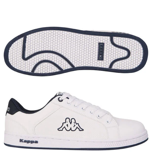 Kappa Men's Maresas Trainer - White/Navy - 7 - White/Navy Image 1