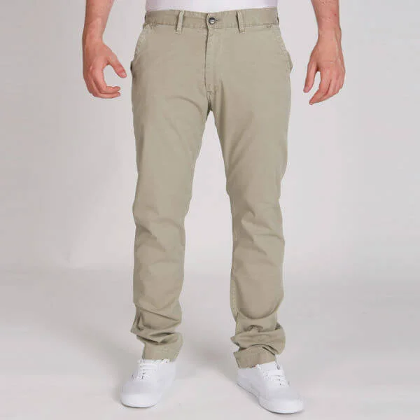 Pepe Men's Blyth Chino Trousers - Grout - 30R - Grout Image 1