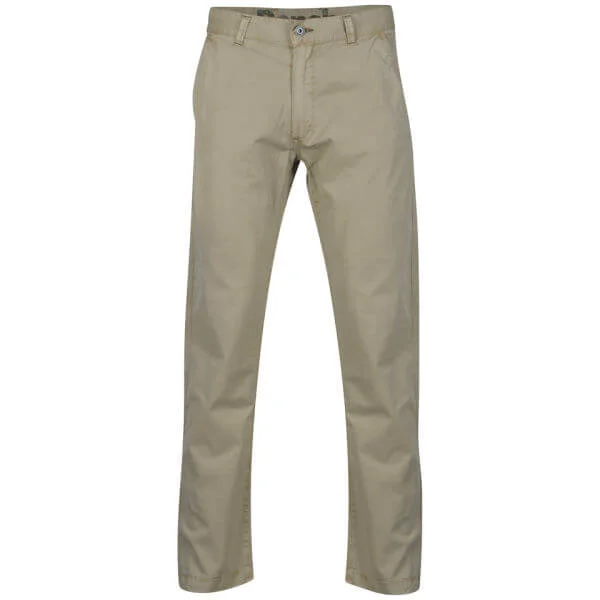 Bench Men's Irving Chino Trousers - Stone - 30/32 - Stone Image 1