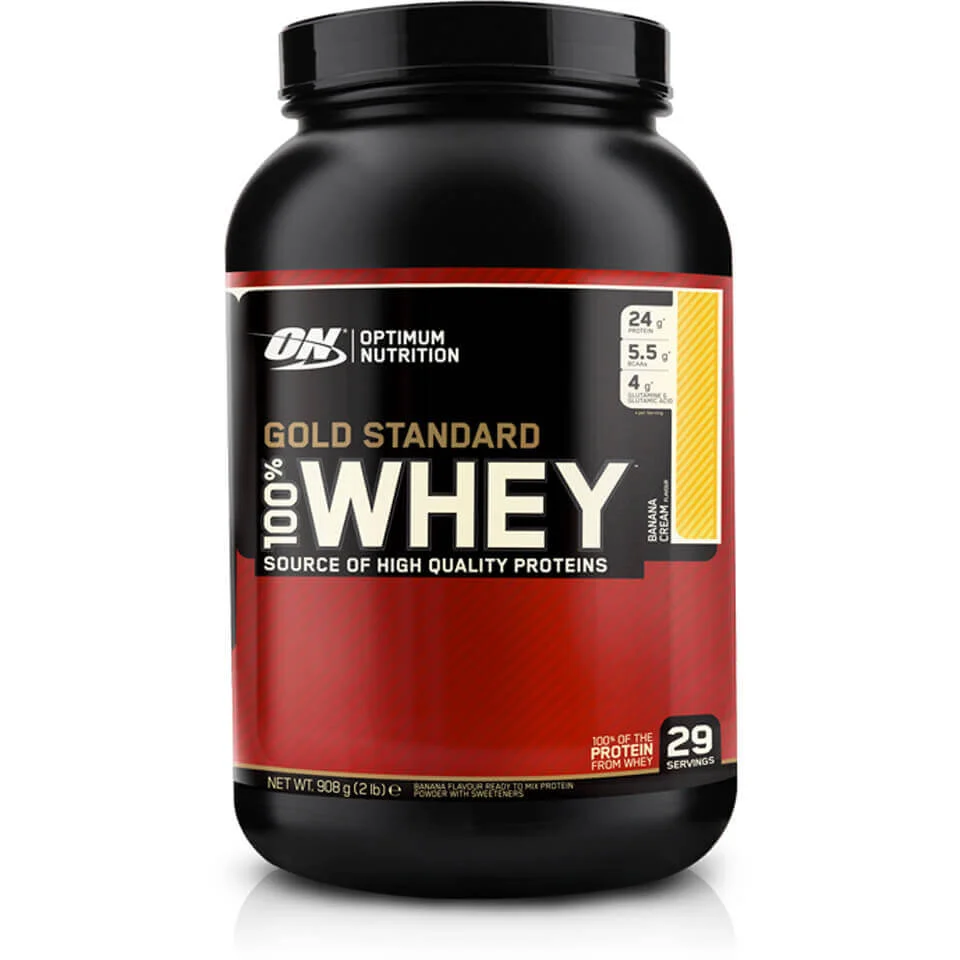 Optimum Nutrition Gold Standard 100% Whey - 4545g - Bag - Banana Image 1