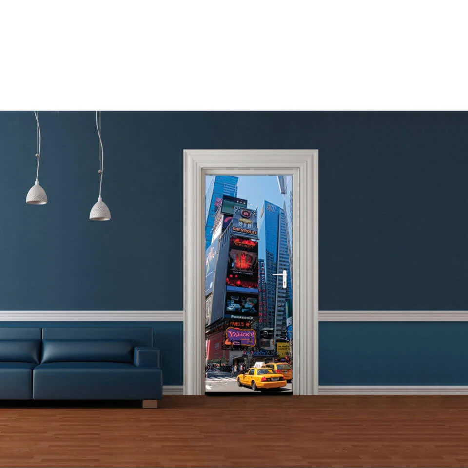New York Times Square Door Mural Image 1