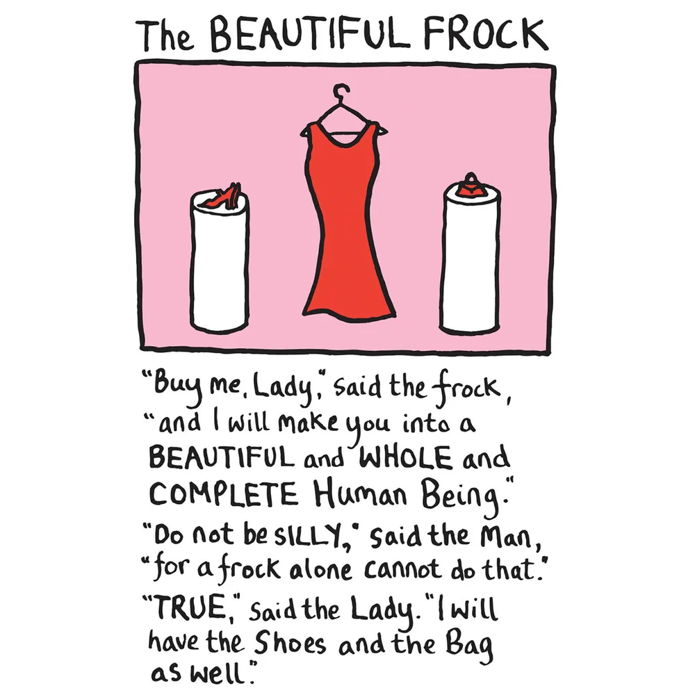 Edward Monkton Fine Art Print - Beautiful Frock Image 1