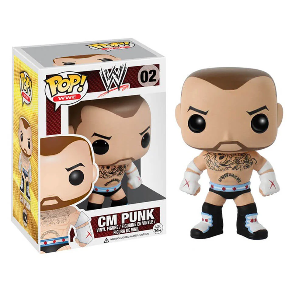 WWE CM Punk Pop! Vinyl Figure Image 1