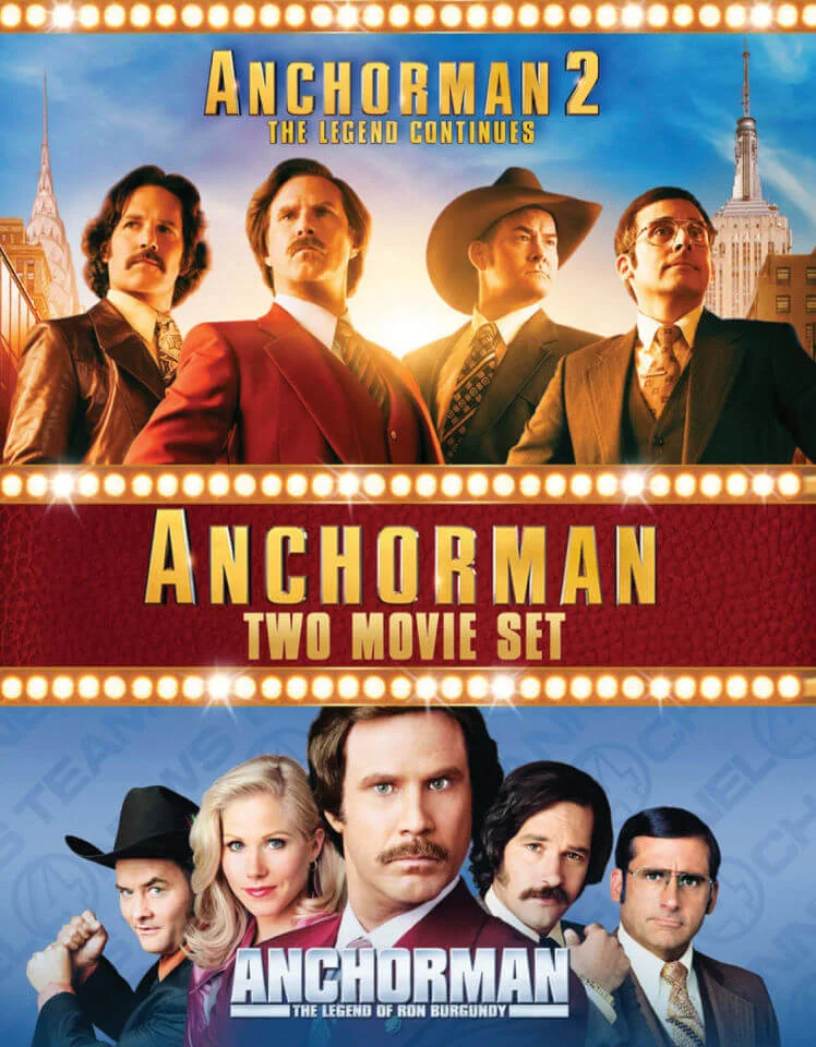 Anchorman: The Legend of Ron Burgundy / Anchorman 2: The Legend Continues Image 1