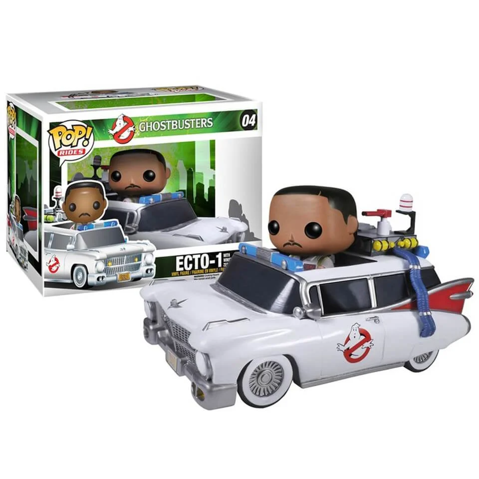 Ghostbusters Zeddemore with Ectowagon Pop! Vinyl Figure Image 1