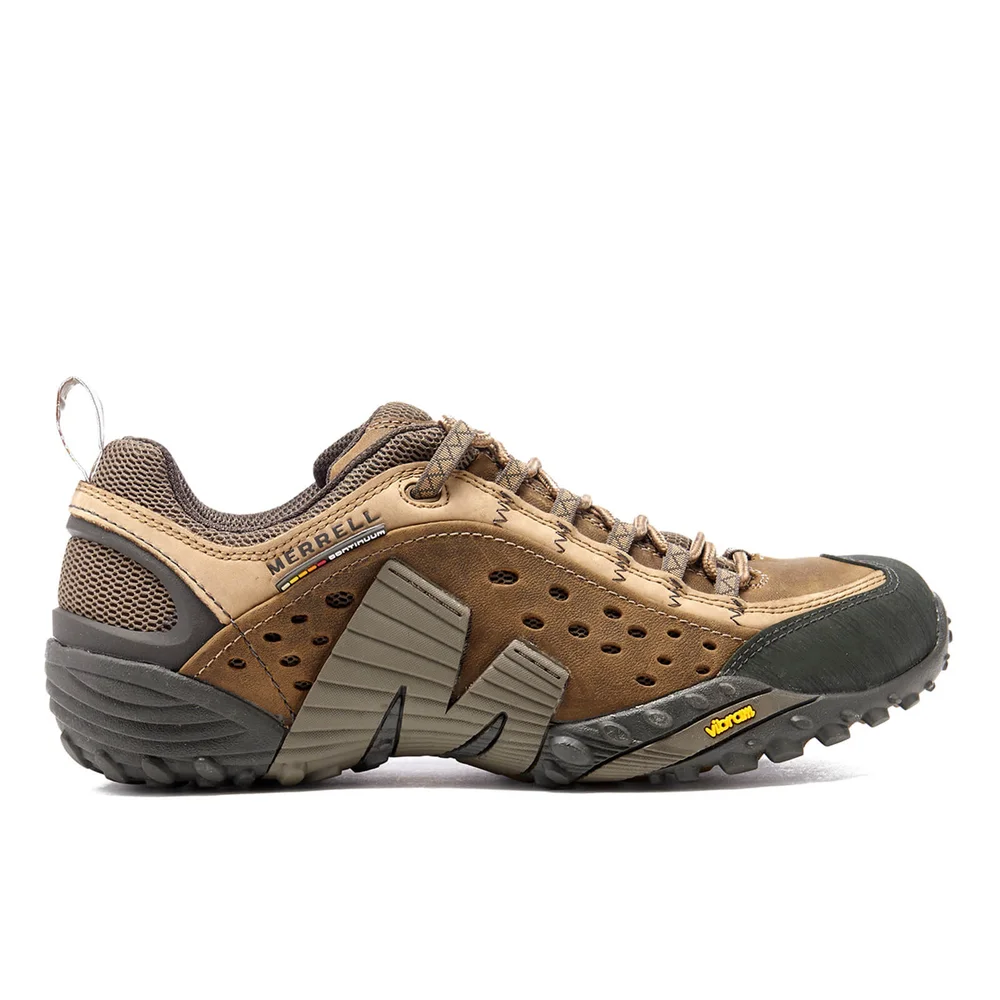 Merrell Men's Intercept Hiking Shoes - Brown - UK 7 - Brown Image 1