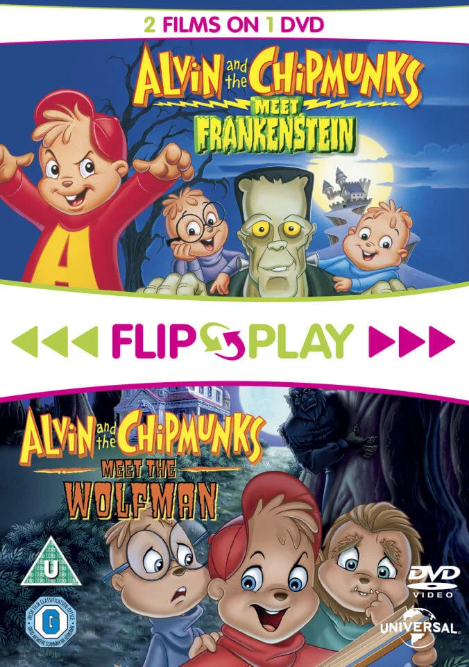 Alvin and the Chipmunks Meet Frankenstein / Alvin and the Chipmunks Meet the Wolfman (Flip and Play) Image 1