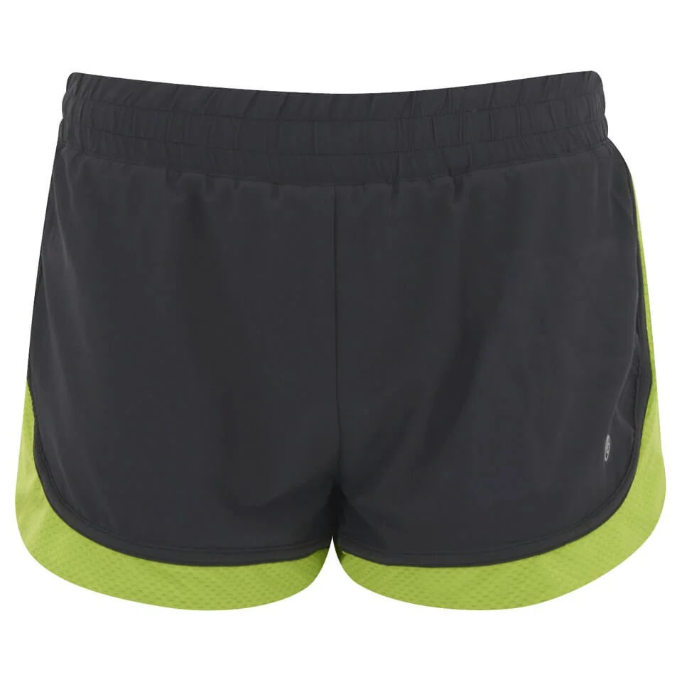 LIJA Women's Pursuit Run Lightly Shorts - Black/Fern - XS - Black/Fern Image 1