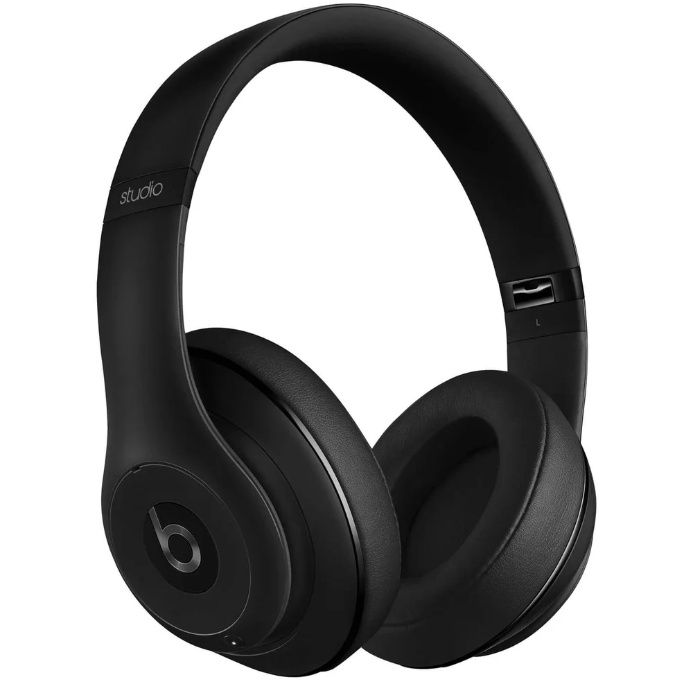 Beats By Dr. Dre: Studio 2.0 Noise Cancelling Wireless Headphones - Matt Black - Apple Refurbished Image 1