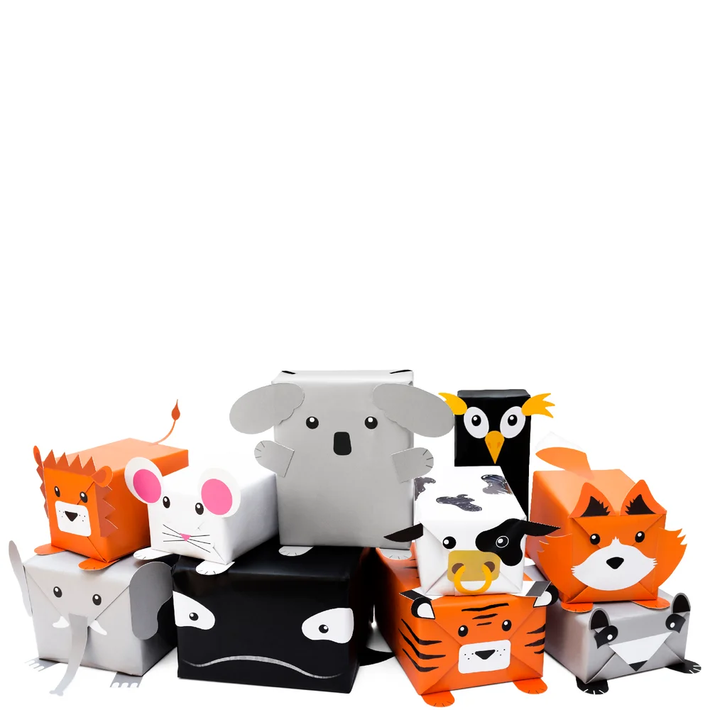Animal Gift Wrap - Multi Image 1