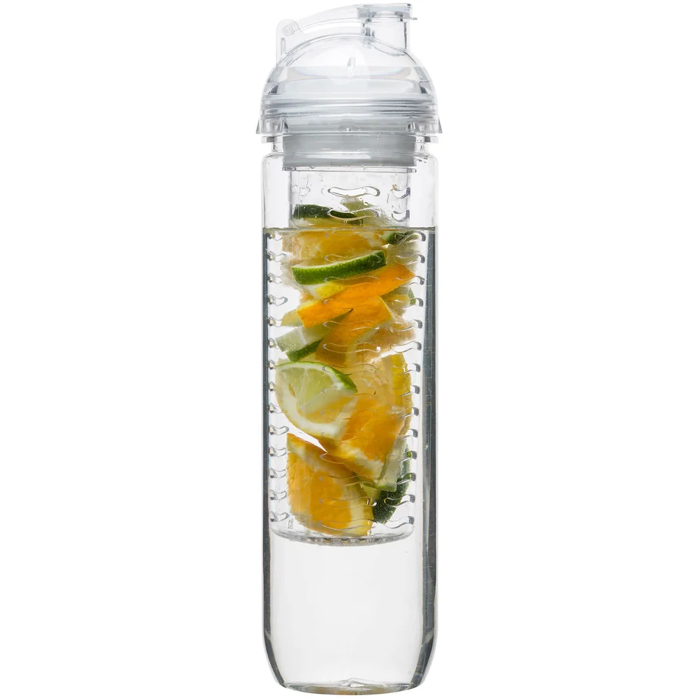 Sagaform Fresh Bottle with Fruit Piston - Clear Image 1