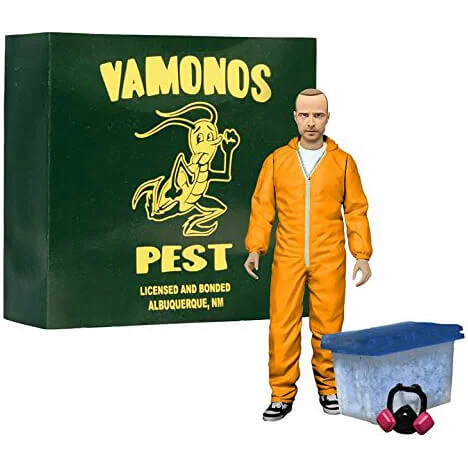 Breaking Bad Jessee Pinkman Orange Hazmat Suit EE Exclusive 6 Inch Action Figure Image 1