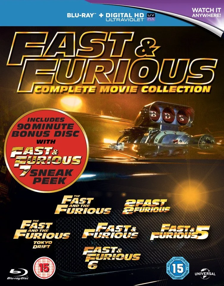 Fast & Furious 1-6 With Sneak Peek Image 1