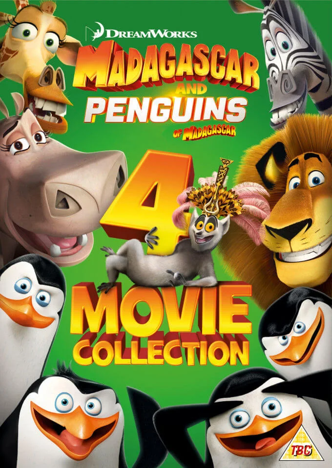 Penguins of Madagascar/Madagascar 1-3 Box Set Image 1