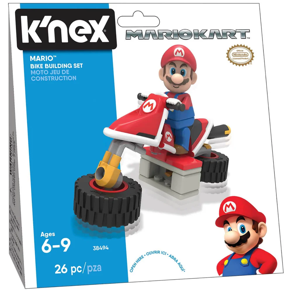 K'NEX Mario Kart: Mario Hover Bike Building Set (38494) Image 1