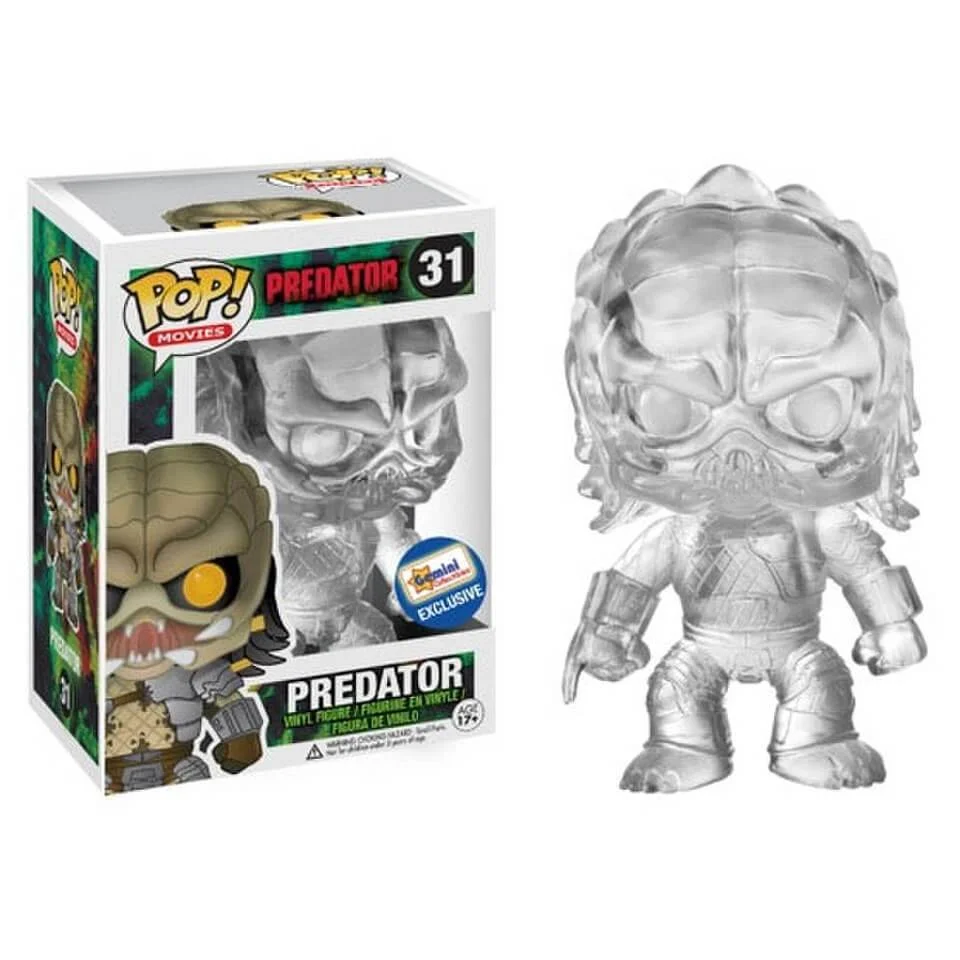 Predator Clear Predator Exclsuive Pop! Vinyl Figure Image 1