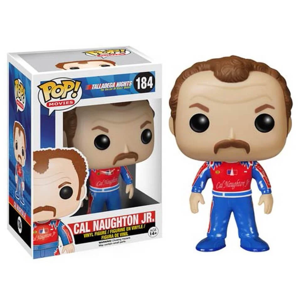 Talladega Nights Cal Naughton Pop! Vinyl Figure Image 1
