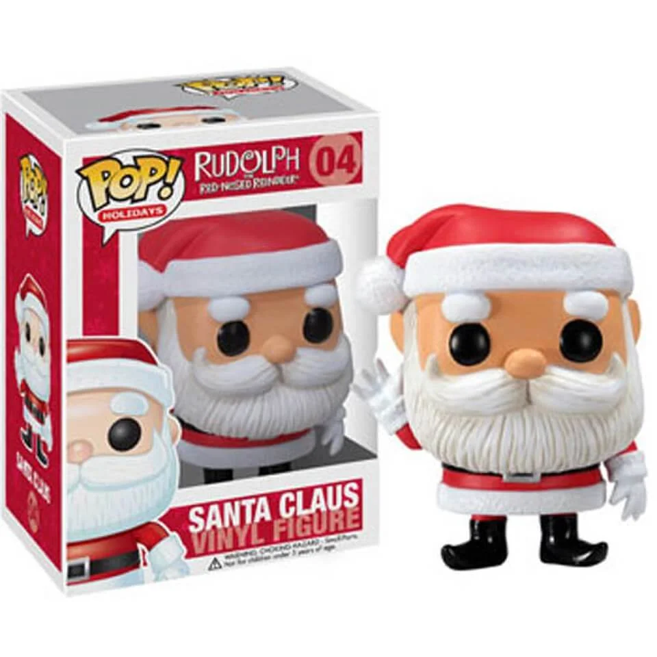 Rudolph the Red-Nosed Reindeer Santa Claus Pop! Vinyl Figure Image 1