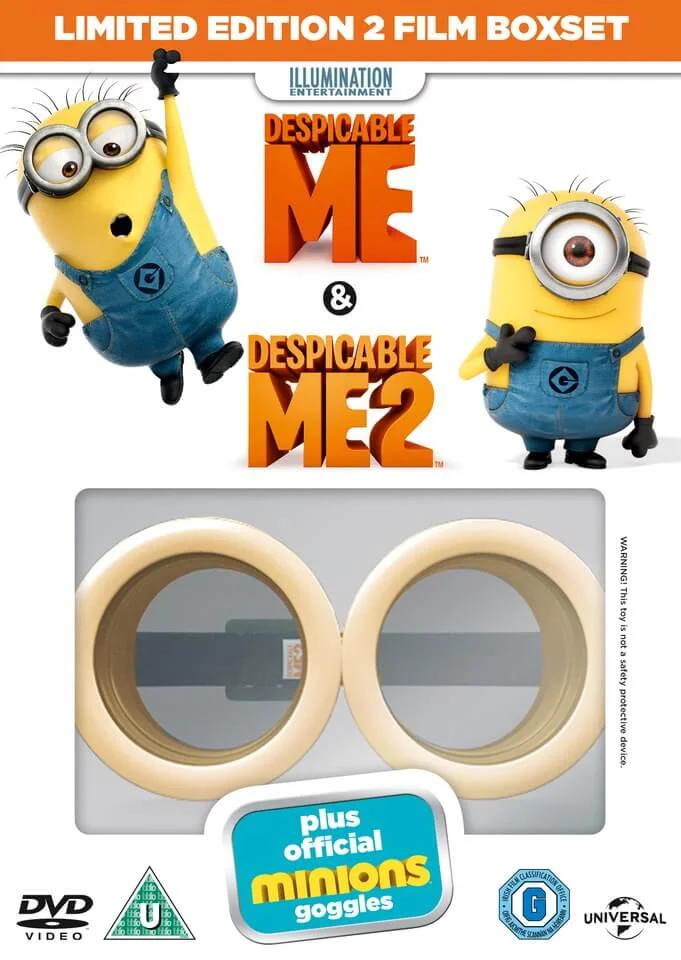 Despicable Me 1 & 2 Minion Limited Edition Goggles Image 1