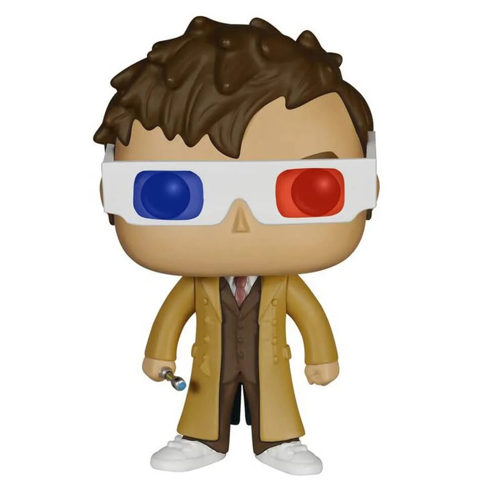 Doctor Who 10th Doctor 3D Specs Limited Edition Pop! Vinyl Figure Image 1