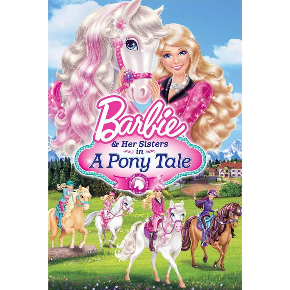 Barbie and her sisters in a Pony Tale Image 1