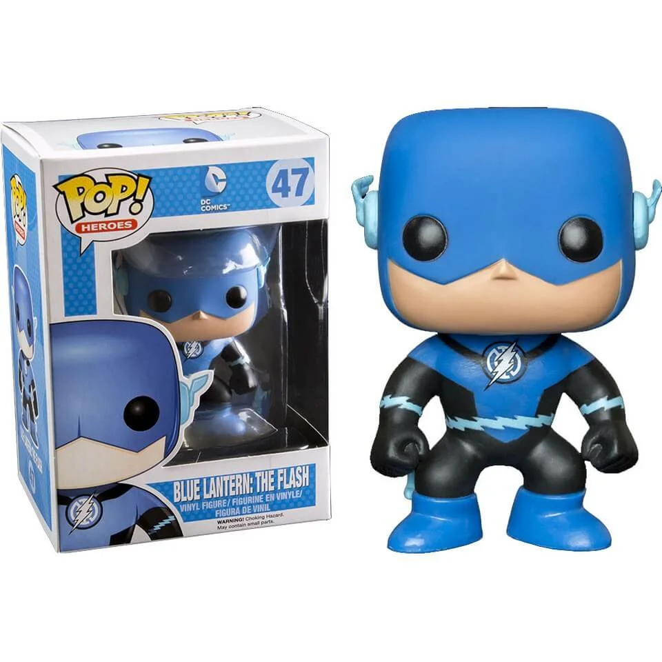 DC Comics Blue Lantern Flash Exclusive Pop! Vinyl Figure Image 1