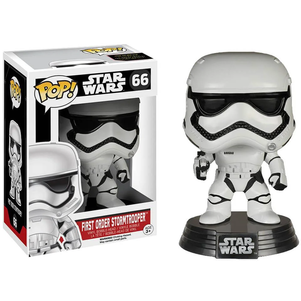 Star Wars The Force Awakens First Order Stormstrooper Pop! Vinyl Figure Image 1