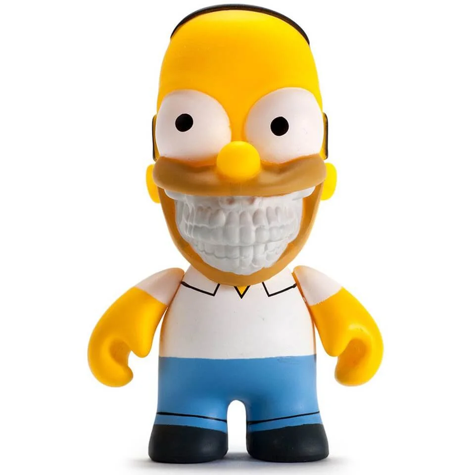 Kidrobot The Simpsons Homer Grin Action Figure Image 1