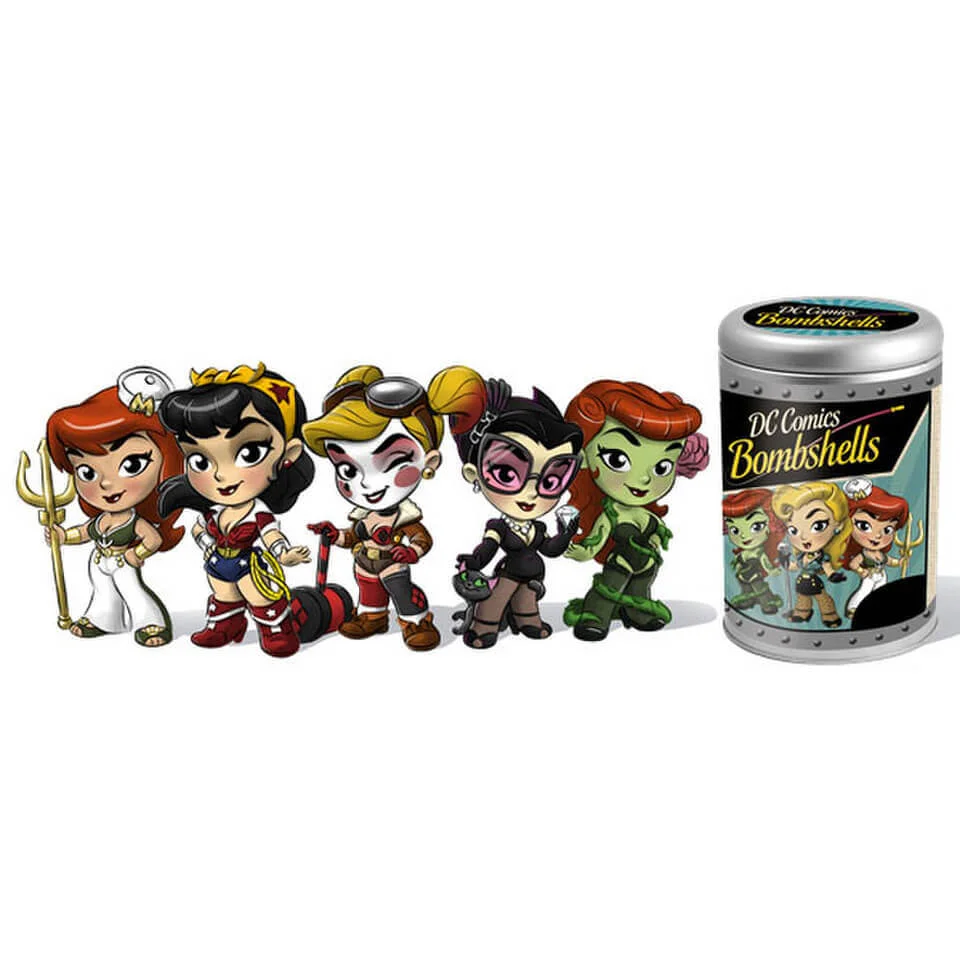 DC Comics Bombshells Blind Tin Vinyl Figures Image 1
