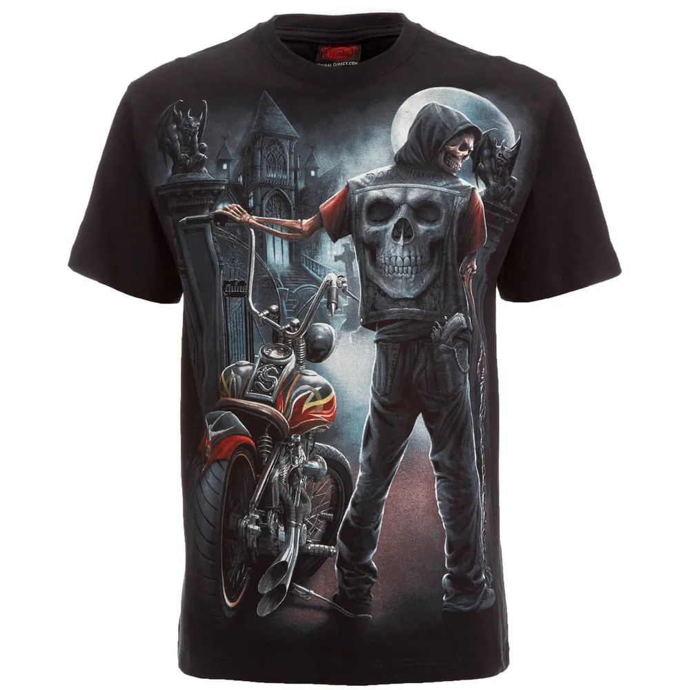 Spiral Men's Night Church T-Shirt - Black - L - Black Image 1