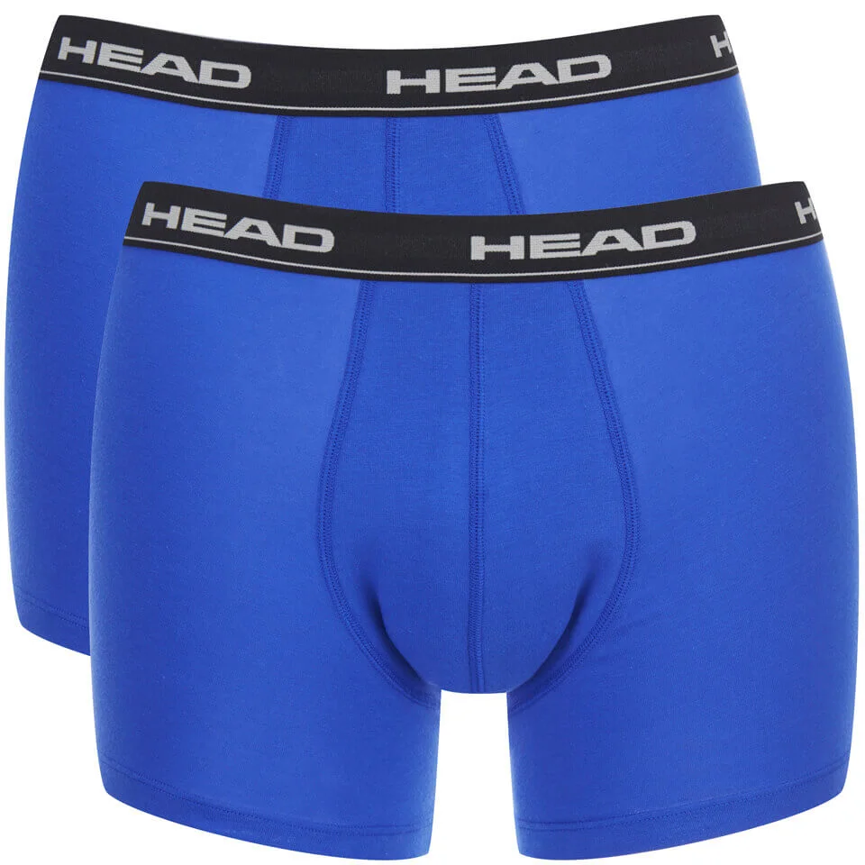 Head Men's 2-Pack Boxers - Blue/Black - S - Blue/Black Image 1