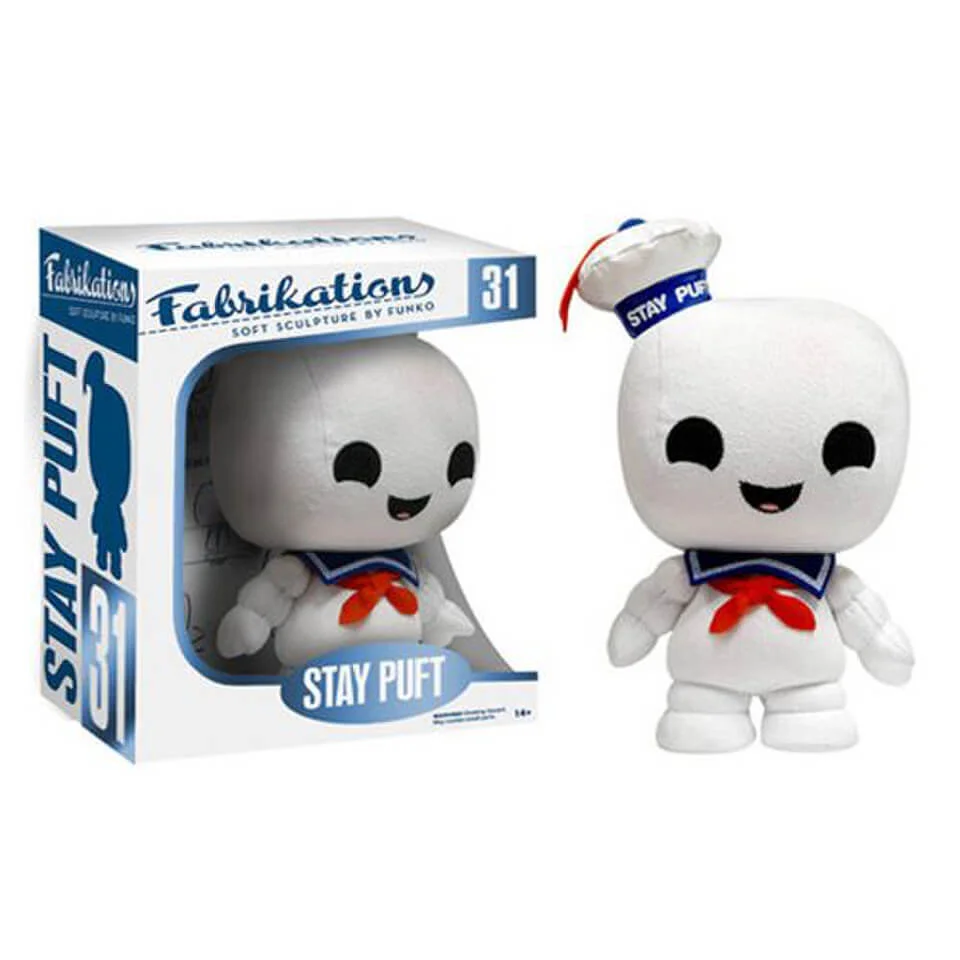 Ghostbusters Stay Puft Marshmallow Man Fabrikations Plush Figure Image 1