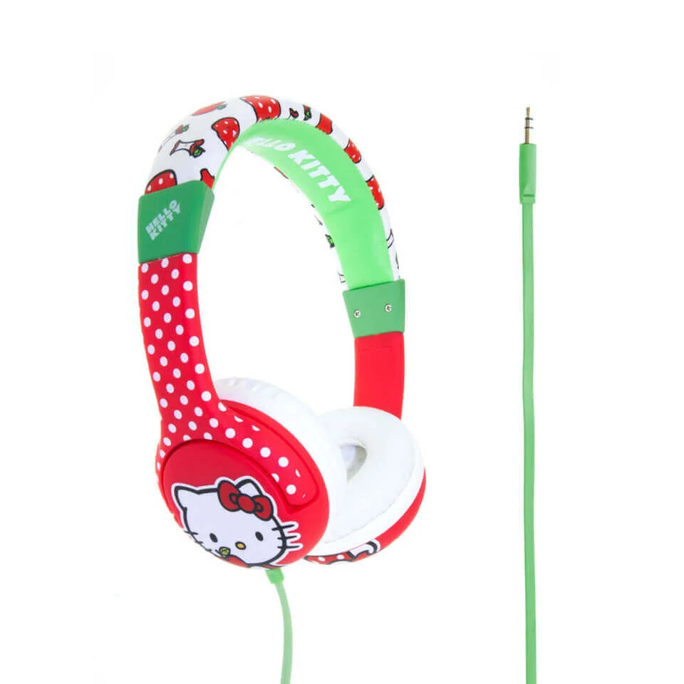Hello Kitty Children's On-Ear Headphones - Apples Image 1