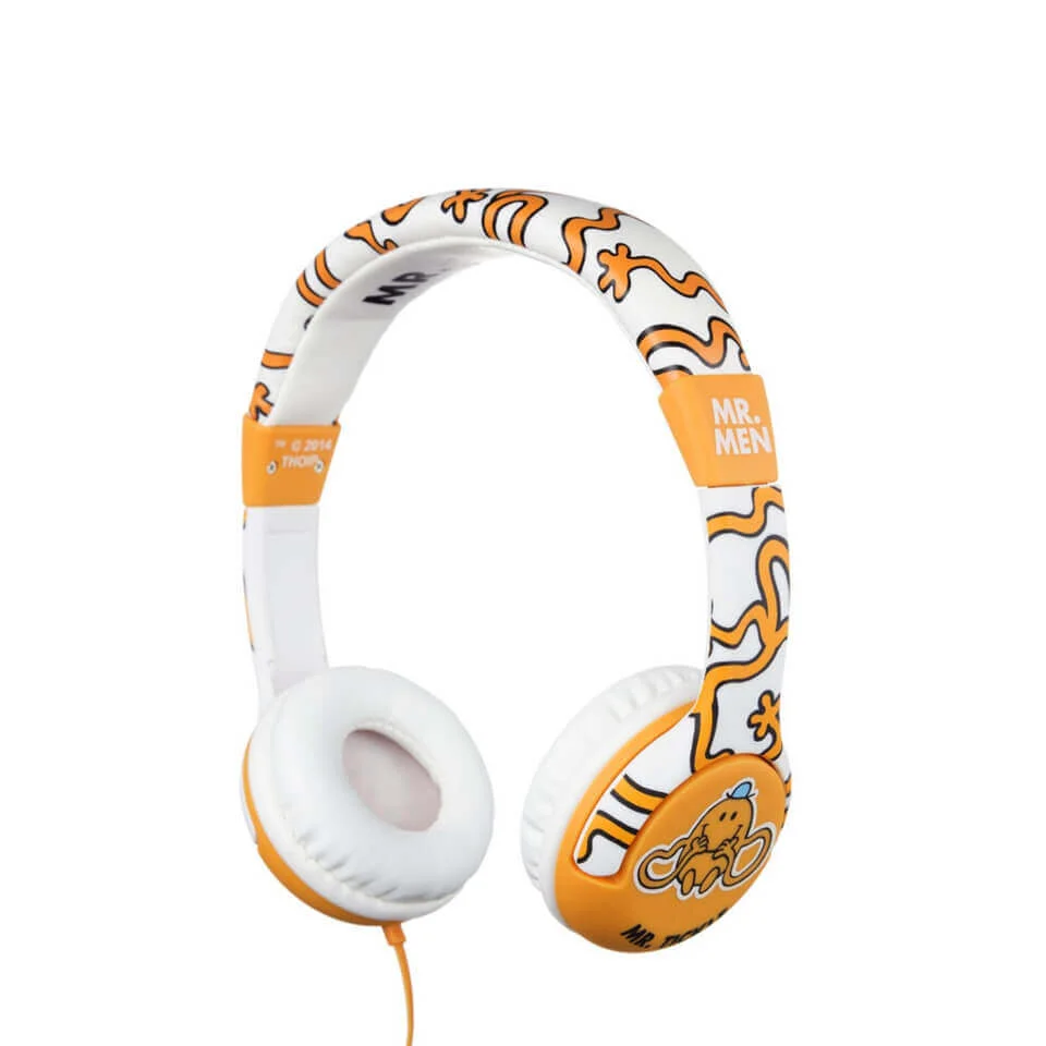 Mr. Men Children's On-Ear Headphones - Mr. Tickle Image 1