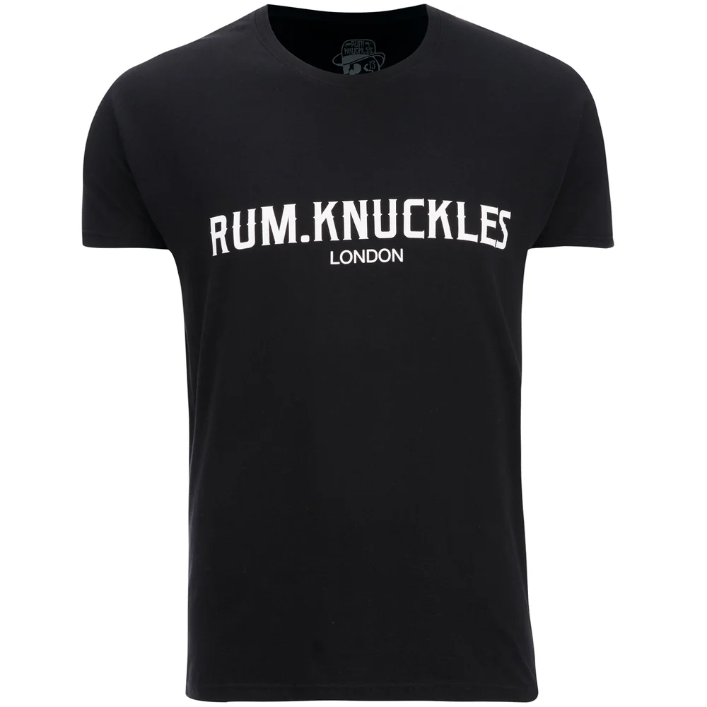 Rum Knuckles Men's London T-Shirt - Black - S - Black Image 1