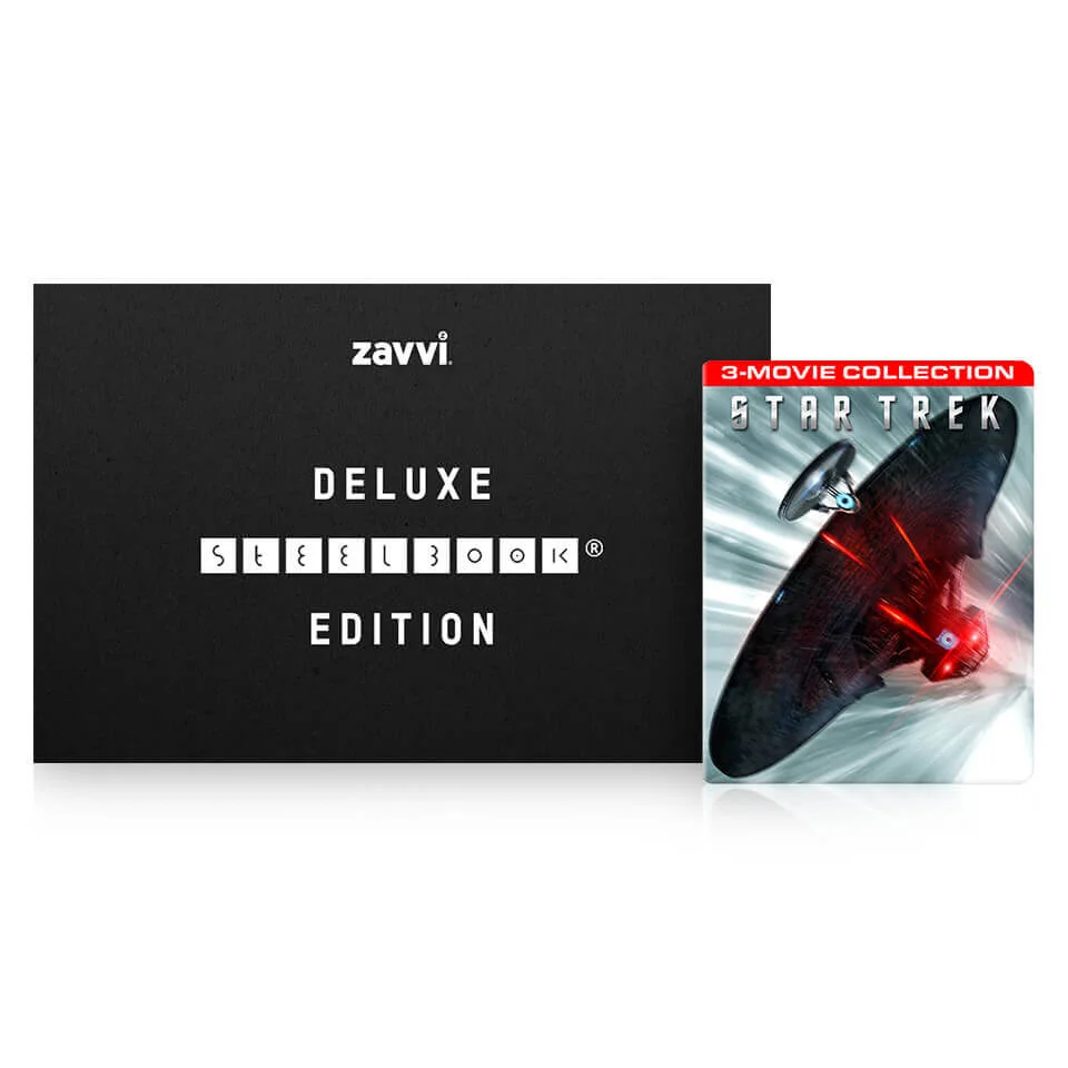 Star Trek 1-3 Deluxe Collector’s Edition - Zavvi Exclusive Steelbook Image 1