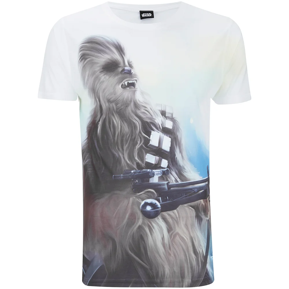 Star Wars Men's Chewbacca T-Shirt - White - S Image 1