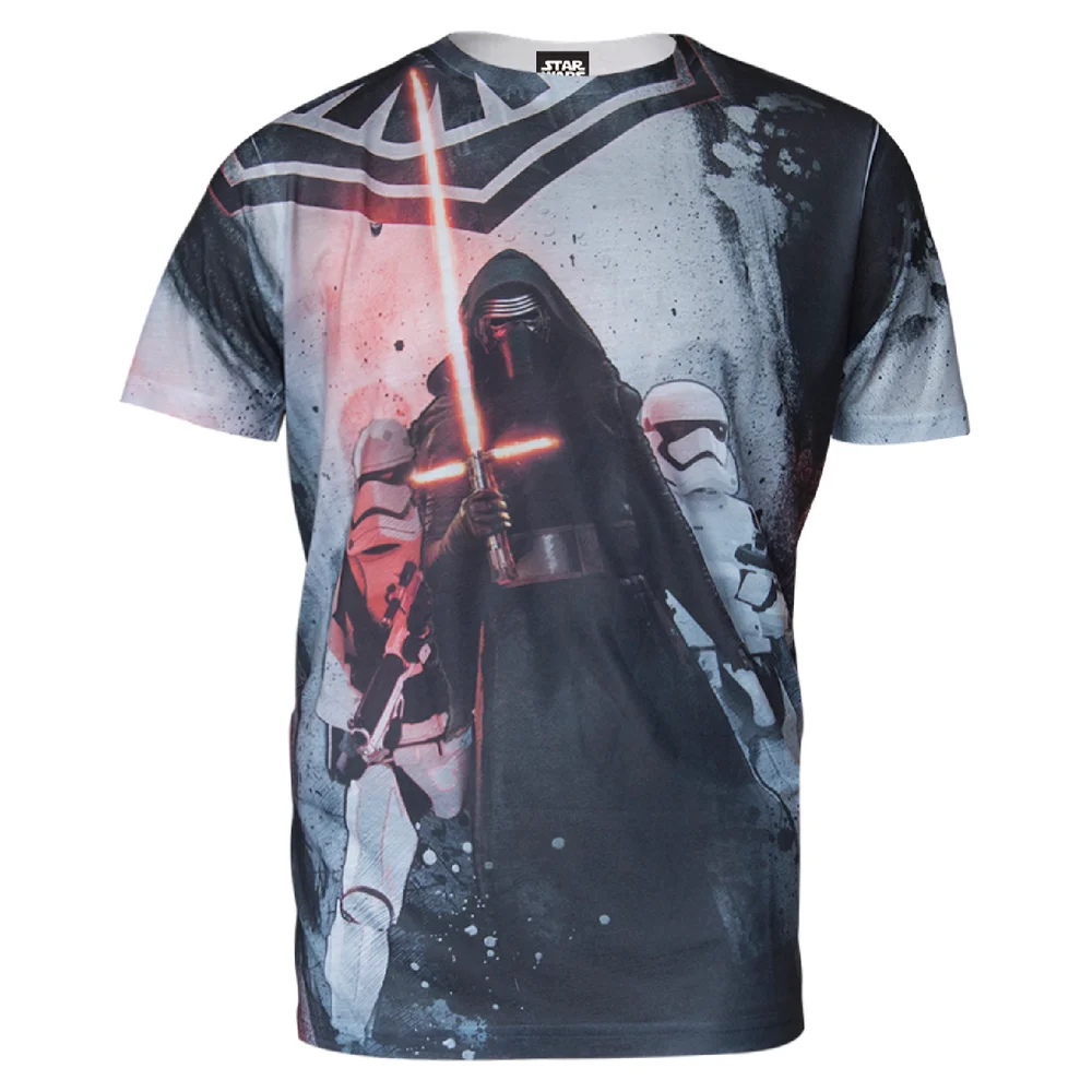 Star Wars Men's Kylo Ren T-Shirt - Grey - S - Grey Image 1