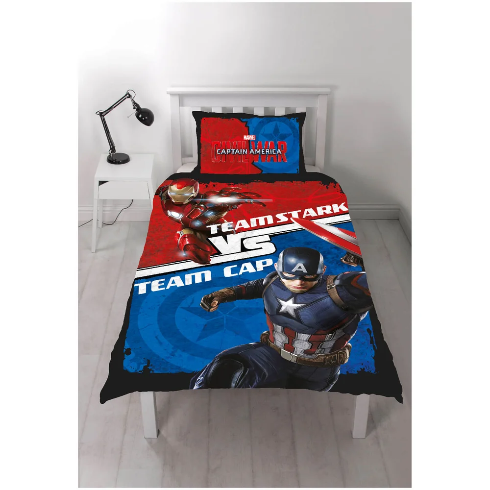 Captain America: Civil War Panel Duvet Set - Single Image 1
