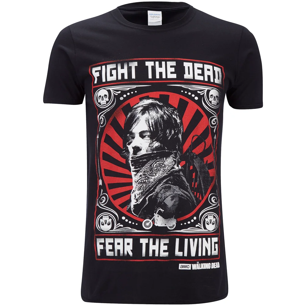 The Walking Dead Men's Fight the Dead T-Shirt - Black - S - Black Image 1