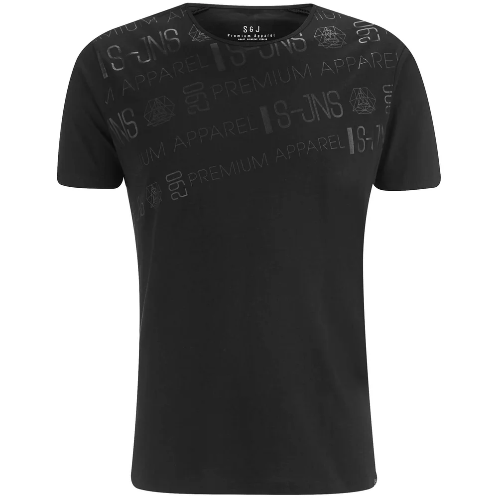 Smith & Jones Men's Reredox Print T-Shirt - Black - S - Black Image 1