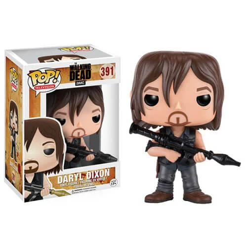 The Walking Dead Daryl Dixon with Rocket Launcher Pop! Vinyl Figure Image 1