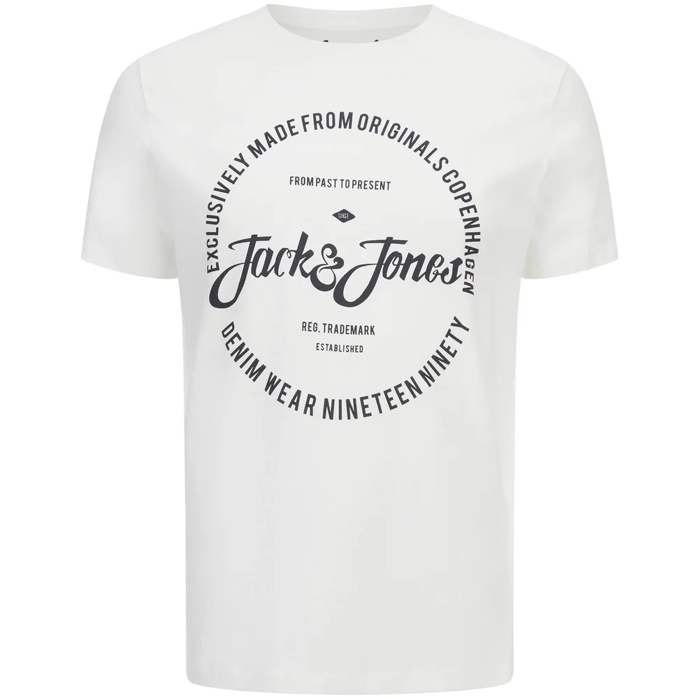 Jack & Jones Originals Men's Raffa T-Shirt - White - S - White Image 1