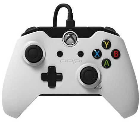 PDP White Wired Controller Xbox One Image 1